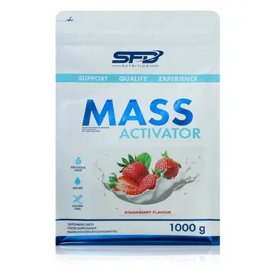 SFD Nutrition Mass Activator podpora tvorby svalové hmoty příchuť Strawberry 1000 g