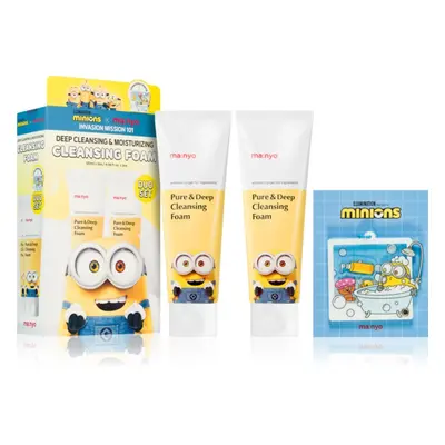 ma:nyo Minions Pure & Deep Cleansing Foam Duo Set dárková sada pro dokonalé vyčištění pleti