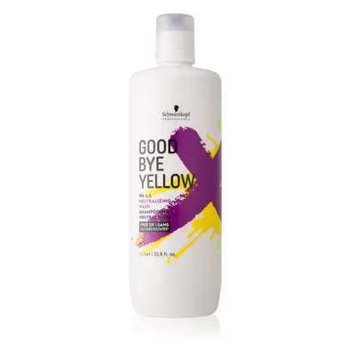 Schwarzkopf Professional Goodbye Yellow šampon neutralizující žluté tóny pro barvené a melírova