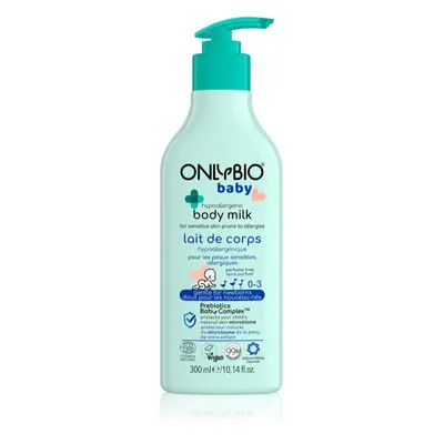 OnlyBio Baby Hypoallergenic hypoalergenní tělové mléko pro děti od narození 300 ml