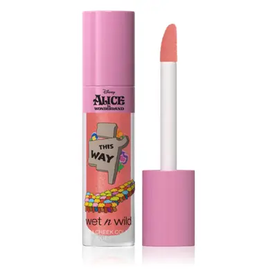 Wet n Wild Alice in Wonderland balzám na rty a tvářenka odstín This Way 6,5 ml