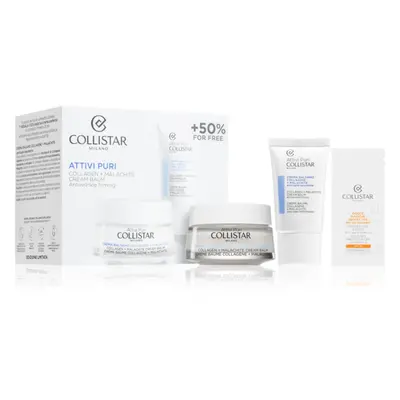 Collistar Attivi Puri Collagen + Malachite Cream balm Antiwrinkle Firming Set dárková sada