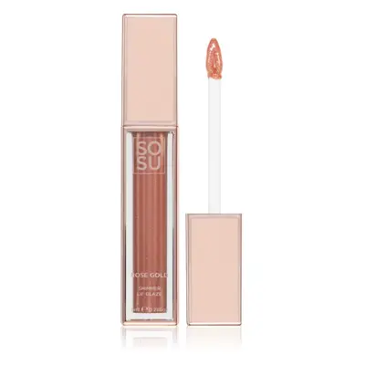 SOSU Cosmetics Shimmer Lip Glaze hydratační lesk na rty třpytivý odstín Golden 6 ml