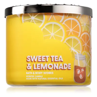 Bath & Body Works Sweet Tea & Lemonade vonná svíčka 411 g