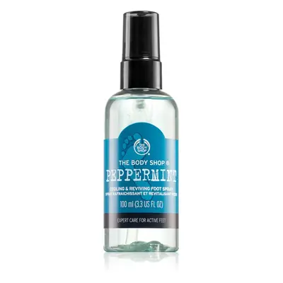 The Body Shop Peppermint Foot Spray sprej na nohy s chladivým účinkem 100 ml