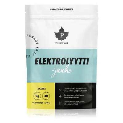 Puhdistamo Electrolyte Powder + láhev sportovní nápoj s elektrolyty příchuť Pineapple 240 g