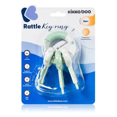 Kikkaboo Rattle Keychain chrastítko 3 m+ Mint 1 ks