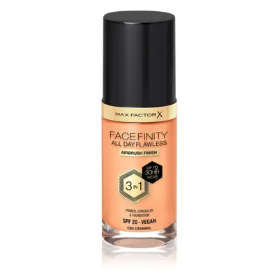 Max Factor Facefinity All Day Flawless dlouhotrvající make-up SPF 20 odstín 85 Caramel 30 ml