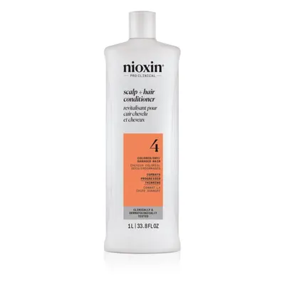 Nioxin System 4 Scalp + Hair Conditioner hydratační a vyživující kondicionér pro barvené a poško