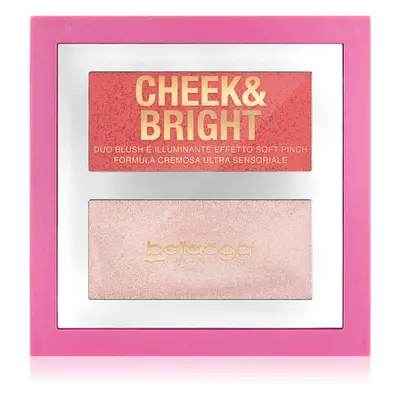 bellaoggi Cheek & Bright tvářenka s rozjasňovačem odstín Posh Rose 5 g