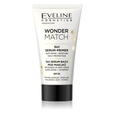 Eveline Cosmetics Wonder Match podkladová báze pod make-up 3 v 1 SPF 20 30 ml