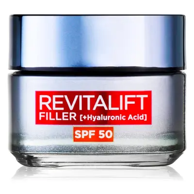 L’Oréal Paris Revitalift Filler denní krém proti stárnutí pleti SPF 50 50 ml