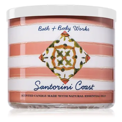 Bath & Body Works Santorini Coast vonná svíčka 411 g