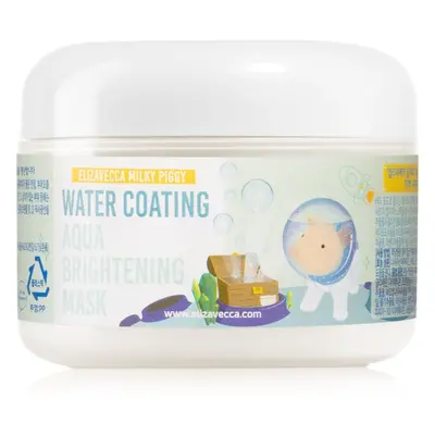 Elizavecca Milky Piggy Water Coating Aqua Brightening Mask kolagenová maska pro rozjasnění a hyd