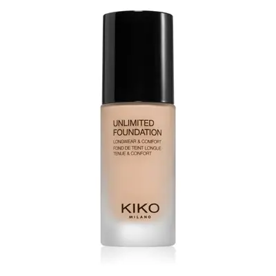 KIKO Milano Unlimited Foundation dlouhotrvající tekutý make-up s matným efektem odstín 02 Gold 3