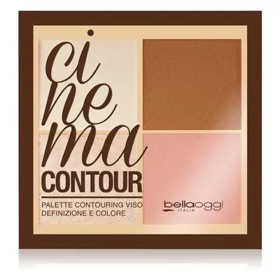 bellaoggi Cinema Contour konturovací a rozjasňující paleta 12.5 g