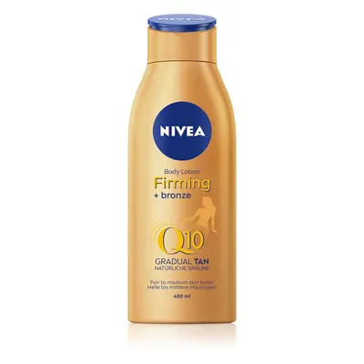 Nivea Q10 Firming + Bronze zpevňující tónovací tělové mléko 400 ml