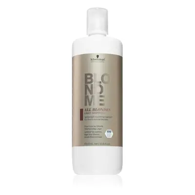 Schwarzkopf Professional Blondme All Blondes Light vyživující šampon pro jemné až normální vlasy