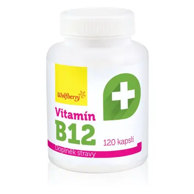 Wolfberry Vitamín B12 kapsle pro podporu snížení míry únavy a vyčerpání 120 cps