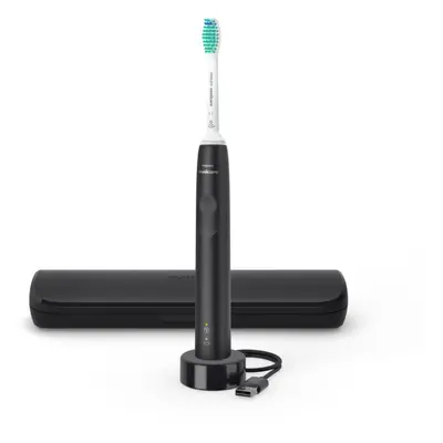 Philips Sonicare 3100 HX3673/14 sonický elektrický zubní kartáček Black 1 ks