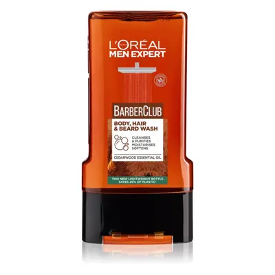 L’Oréal Paris Men Expert Barber Club sprchový gel pro muže na vlasy, vousy a tělo 300 ml