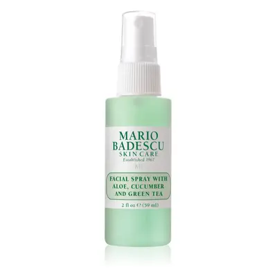 Mario Badescu Facial Spray with Aloe, Cucumber and Green Tea chladivá a osvěžující mlha na unave