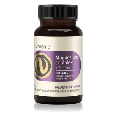 Nupreme Magnesium Complex + Saffron Chelated kapsle pro normální činnost nervové soustavy a norm