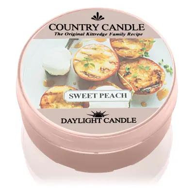 Country Candle Sweet Peach čajová svíčka 42 g