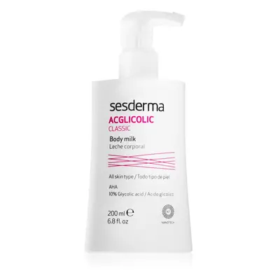 Sesderma Acglicolic Classic Body tělové mléko zpevňující s peelingovým efektem 200 ml