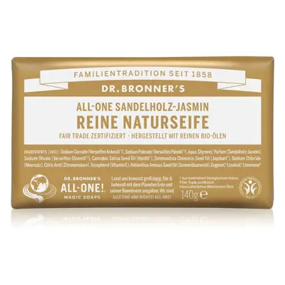 Dr. Bronner’s Sandalwood & Jasmine tuhé mýdlo 140 g