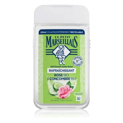 Le Petit Marseillais Bio Rose & Bio Cucumber jemný sprchový gel 250 ml