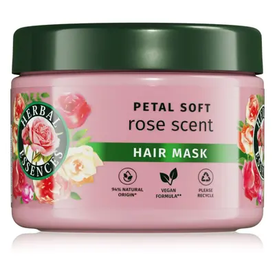 Herbal Essences Rose Scent Petal Soft vyživující maska pro suché vlasy 300 ml