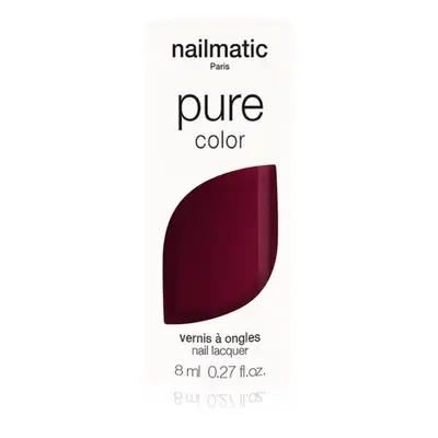 Nailmatic Pure Color lak na nehty GRACE-Rouge Noir /Black Red 8 ml