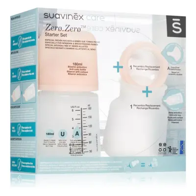 Suavinex Zero Zero Starter Set dárková sada pro děti od narození A Adaptable Flow 0 m+