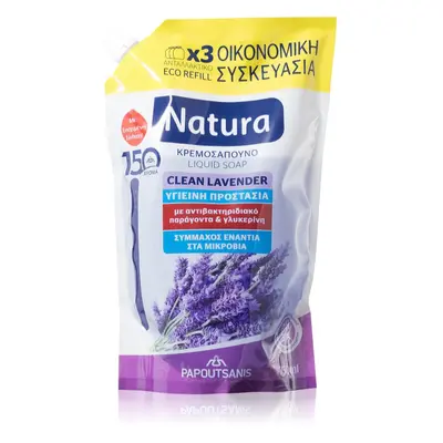 PAPOUTSANIS Natura Clean Lavender tekuté mýdlo 750 ml