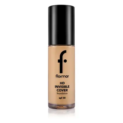 flormar HD Invisible Cover Foundation lehký make-up s rozjasňujícím účinkem SPF 30 odstín 80 Sof