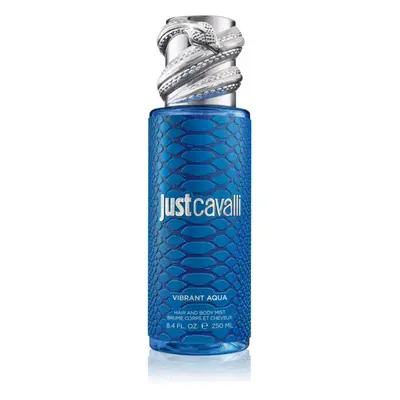 Roberto Cavalli Just Cavalli Vibrant Aqua parfémovaný tělový sprej pro ženy 250 ml