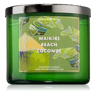 Bath & Body Works Waikiki Beach Coconut vonná svíčka 411 g