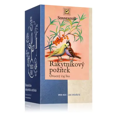 SONNENTOR Rakytníkový požitek BIO ovocný čaj dvoukomorový sáček 18x3 g