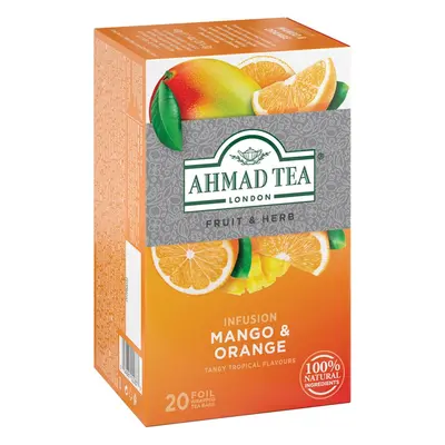 Ahmad Tea Mango & Orange ovocný čaj příchuť Mango & Orange 20x2 g