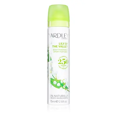 Yardley Lily Of The Valley tělový sprej pro ženy 75 ml