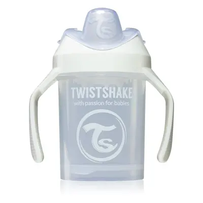 Twistshake Training Cup White tréninkový hrnek 230 ml