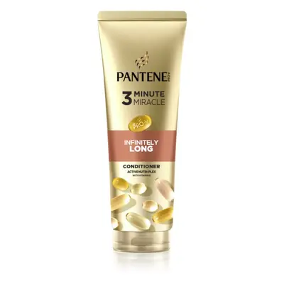 Pantene 3 Minute Miracle Infinitely Long regenerační kondicionér pro slabé a poškozené vlasy 220