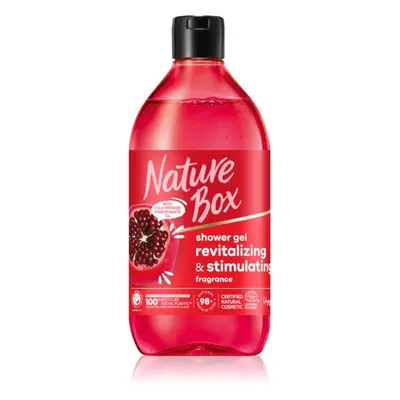 Nature Box Pomegranate povzbuzující sprchový gel 385 ml