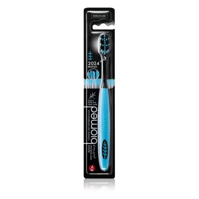 Biomed Complex Toothbrush zubní kartáček s aktivním uhlím Medium 1 ks