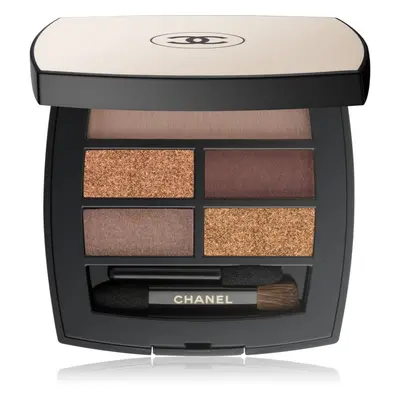 Chanel Les Beiges Eyeshadow Palette paleta očních stínů odstín Deep 4.5 g