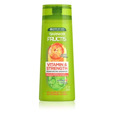 Garnier Fructis Vitamin & Strength posilující šampon pro poškozené vlasy 250 ml