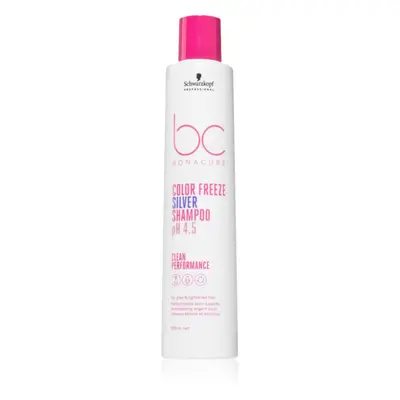 Schwarzkopf Professional BC Bonacure Color Freeze Silver stříbrný šampon pro blond a melírované 