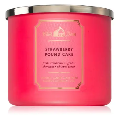 Bath & Body Works Strawberry Pound Cake vonná svíčka 411 g