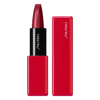 Shiseido Makeup Technosatin gel lipstick saténová rtěnka odstín 411 Scarlet Cluster 4 g